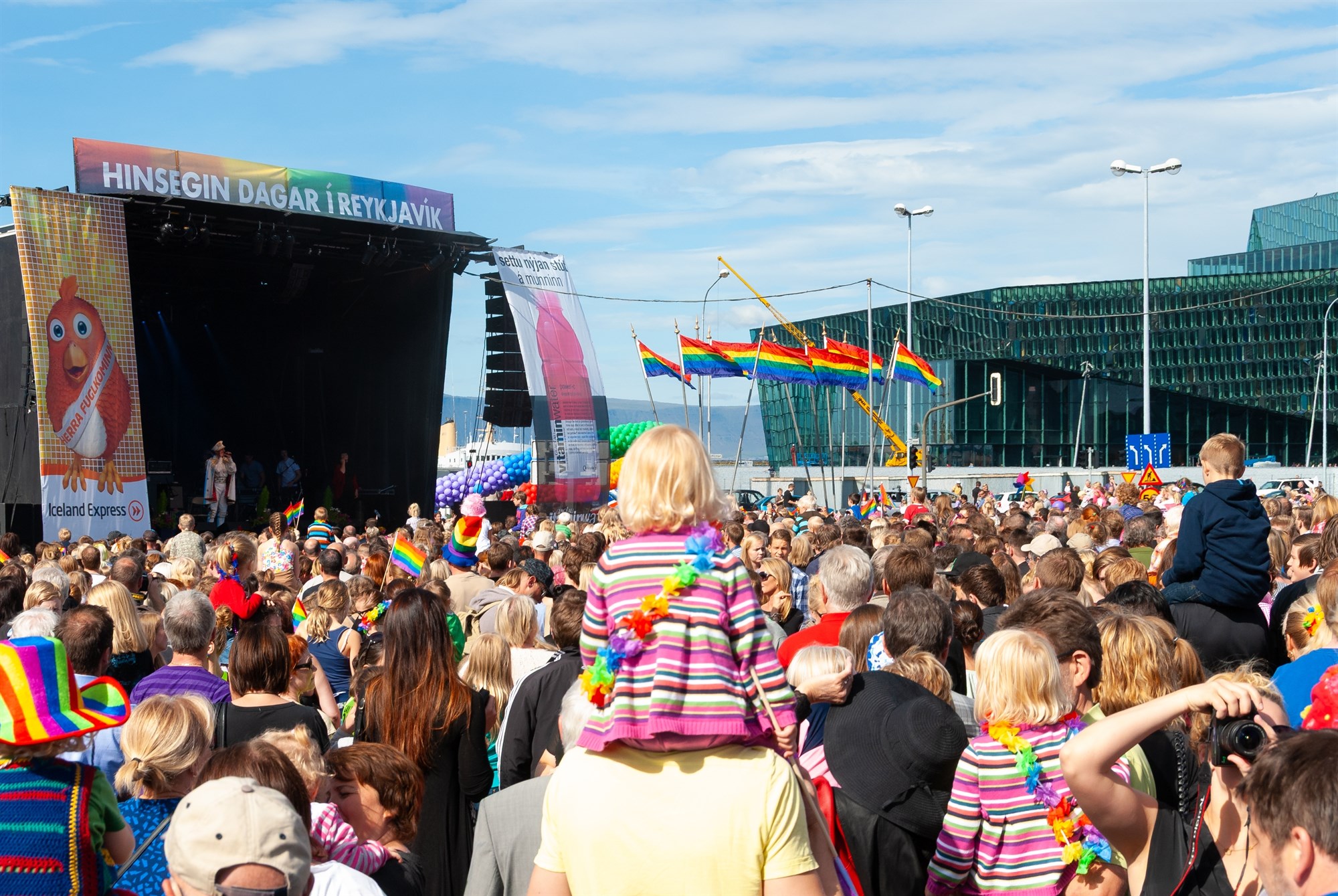 Reykjavik summer festival. Summer festival in Reykjavik.