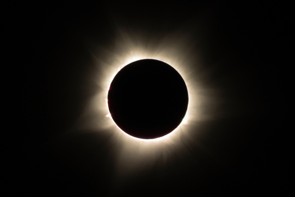Total solar eclipse. Total solar eclipse.