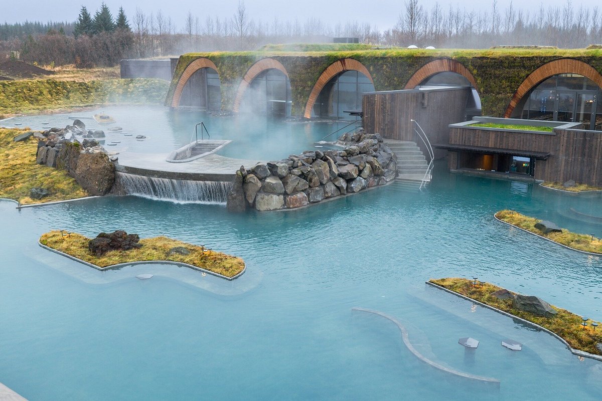 Laugaras Lagoon geothermal pool Iceland