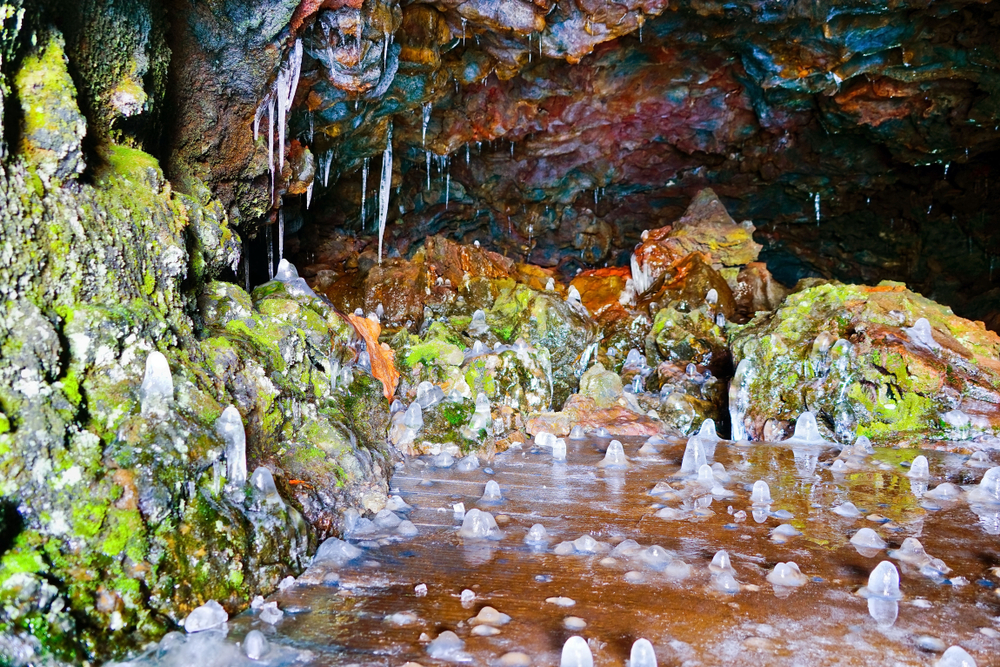 Vatnshellir cave. Vatnshellir cave in Snæfellsnes peninsula in Iceland.