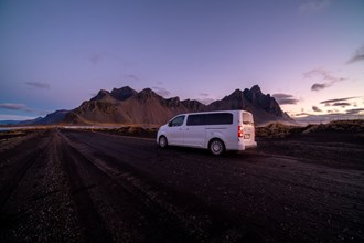 Van in Iceland