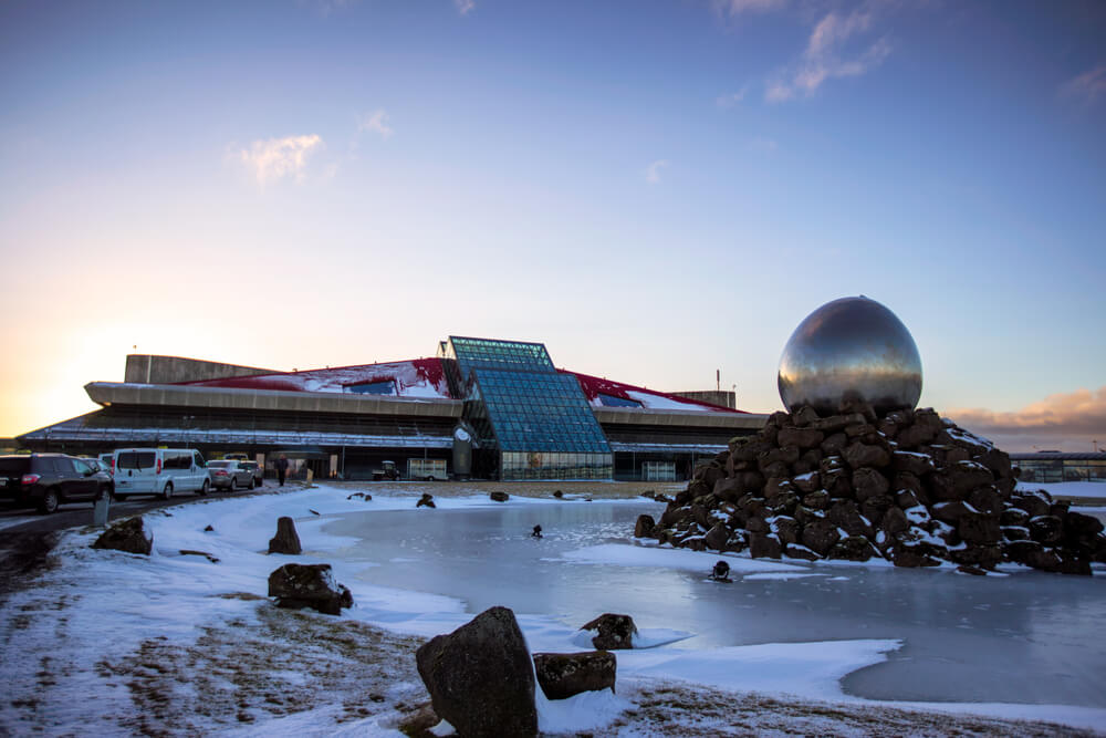 Keflavik International Airport Terminal.